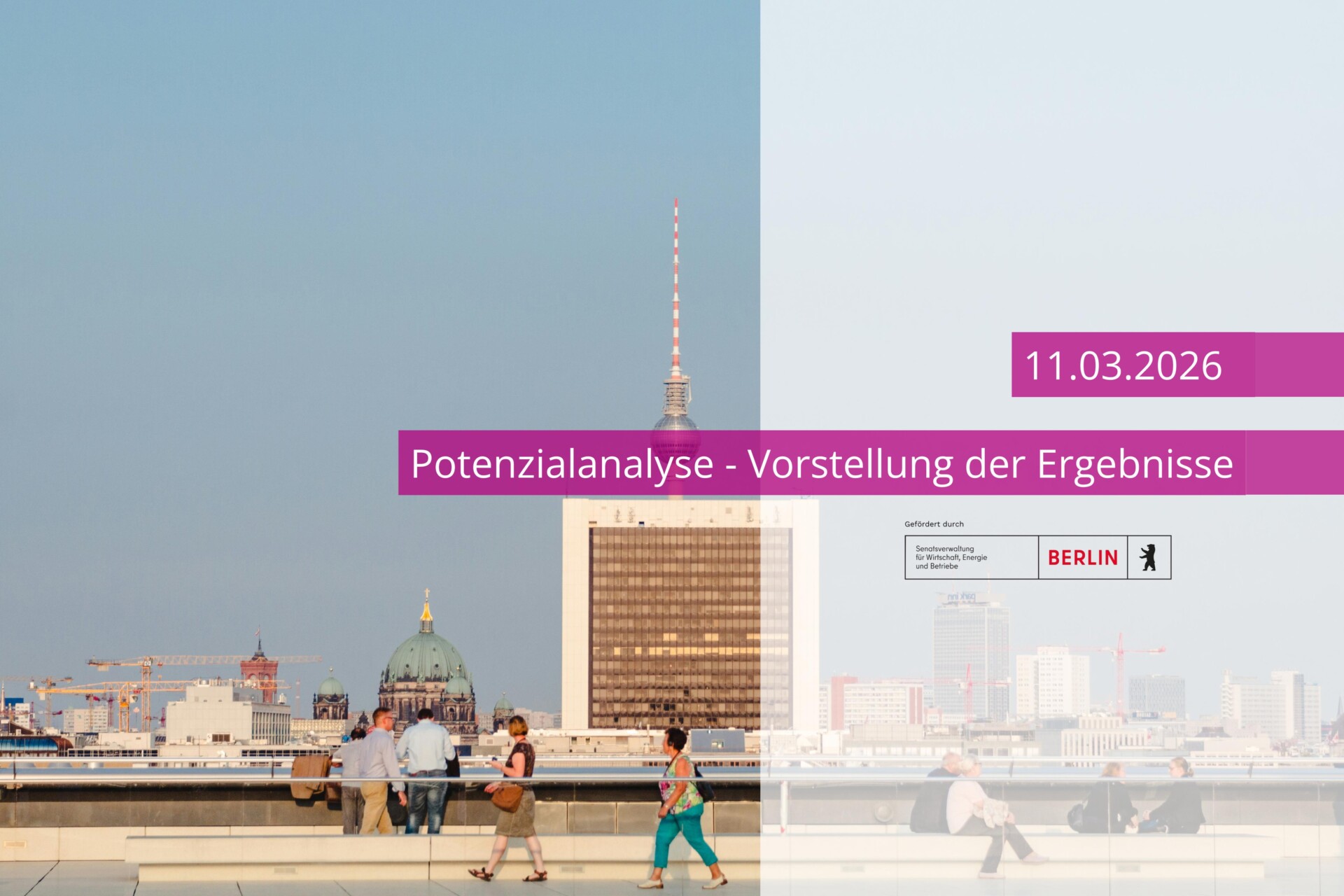 Potenzialanalyse Soziale Unternehmen in Berlin – Vorstellung der Ergebnisse